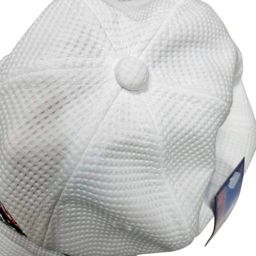 Disney VoluntEARS NWT White Baseball Cap‎ Competition Mesh Hat ABC ESPN